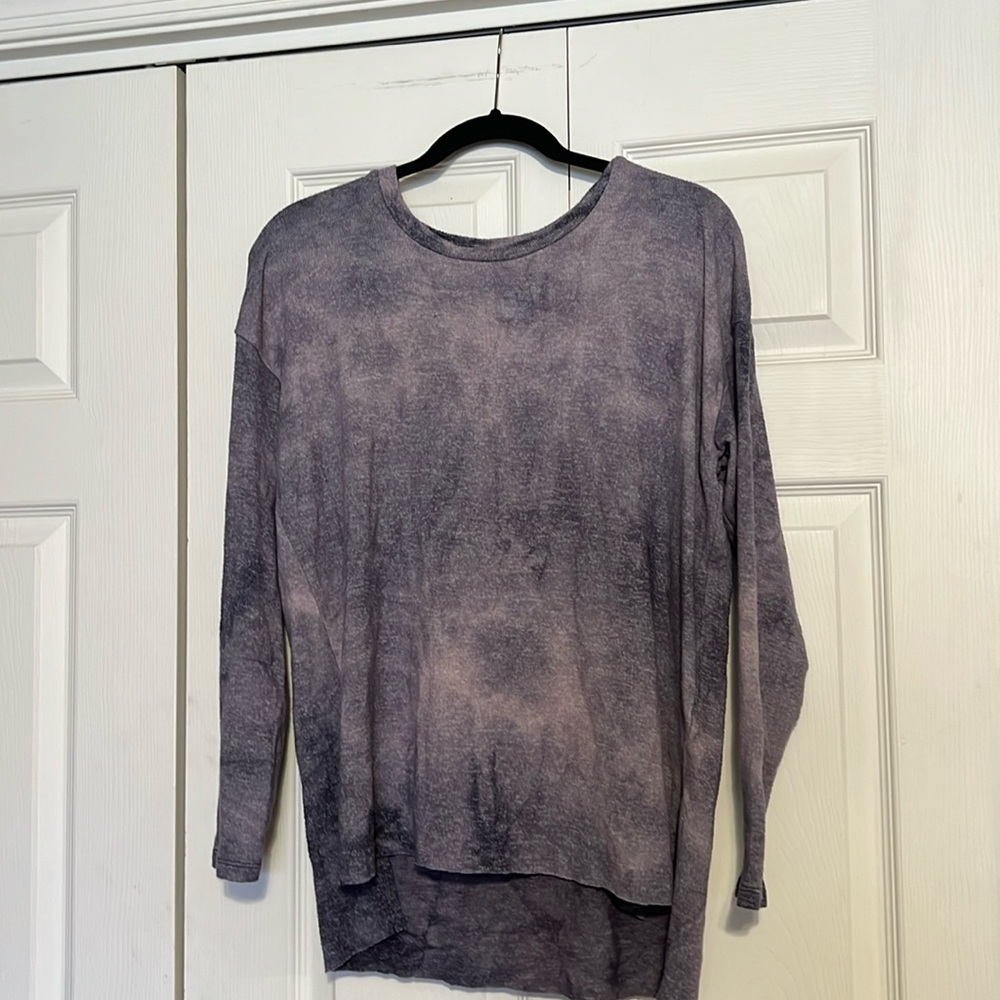 purple sweater